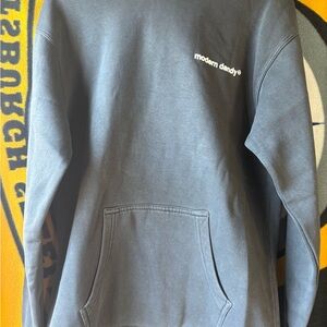 Gray and Black Men's Hoodie Sweatshirt